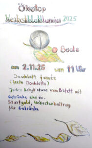 Mehr über den Artikel erfahren HERBSTBLATTTUNIER AM 2. NOVEMBER 2025